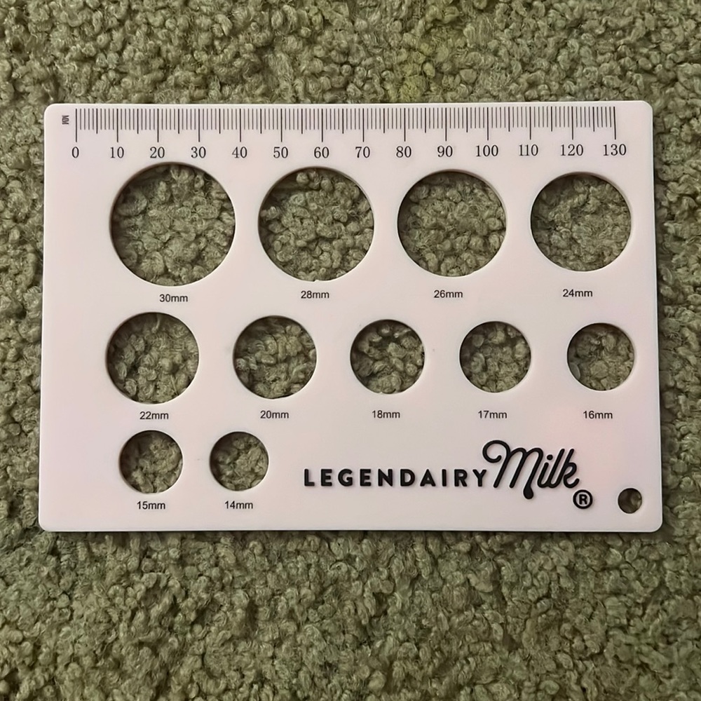 Legendairy Milk Silicone Nipple Ruler flange size finder